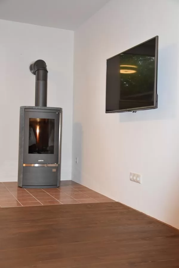Oven and TV